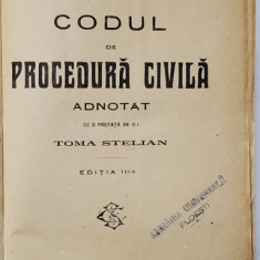 Codul de procedură civilă adnotat de Em. Dan, ed. III, Bucureşti 1921