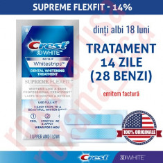 28x Benzi Albirea Dintilor Crest Whitestrips 3D Supreme Flexfit foto