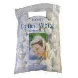 Bilute de vata Cotton &amp; White, 50 bucati, Leonex
