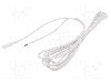 Cablu alimentare DC, cabluri, DC 5,5/2,5 soclu, alb, 1,5m, WEST POL - S25-TT-C100-150WH