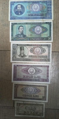 LOT bacnote RSR unele in stare f buna foto