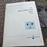 DC Multi-Function Unit 3444A, manual de operare si de service