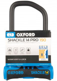 Antifurt Bicicleta Oxford Shackle14 Pro U-Lock 260mm x 177mm Otel Negru / Albastru LK321