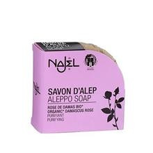 Sapun de Alep cu Trandafir de Damasc Bio Najel 100gr Cod: 3760061220058 foto