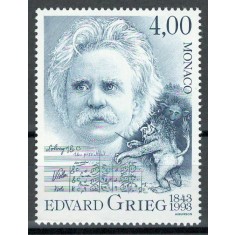 Monaco 1993 Mi 2151 MNH - 150 de ani de la naștere Edvard Grieg