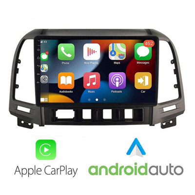 Sistem Multimedia MP5 Hyundai Santa Fe J-008 Carplay Android Auto Radio Camera USB CarStore Technology foto