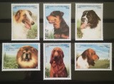BC230, Afganistan 1998, serie fauna , caini, Nestampilat