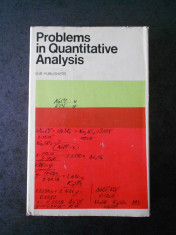 A. MUSAKIN - PROBLEMS IN QUANTITATIVE ANALYSIS (1975, limba engleza) foto