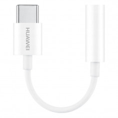 Adaptor audio USB Type C- Jack 3.5mm Huawei CM20 Alb Blister foto