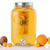 Dozator bauturi Navaris, 8L, robinet inox, infuzor fructe si insertie gheata, NAV000011FD002C
