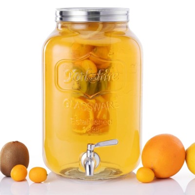 Dozator bauturi Navaris, 8L, robinet inox, infuzor fructe si insertie gheata, NAV000011FD002C foto