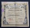 Certificat / Diploma rara 1939 Camera de comert si industrie , scoala comerciala