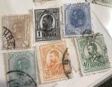 Timbre serie Carol lot 6 bucati, Stampilat