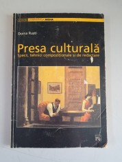 Doina Rusti - Presa culturala . Specii , tehnici compozitionale si de redactare
