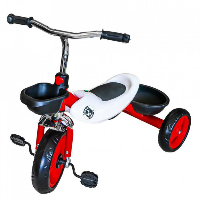 Tricicletă cu pedale, Roșu