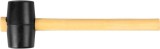 Ciocan de cauciuc Strend Pro HM222 340 g, 290 mm, maner din lemn