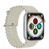 Cumpara ieftin Smartwatch BIRAI&reg; X10 Pro 3, NFC, Apel, Bratara Fitness, Ecran Curbat, TFT Touch, Android/iOS, Crem, Waterproof IP67, Femei