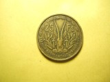 AFRICA OCCIDENTALA FRANCEZA 25 FRANCI 1952