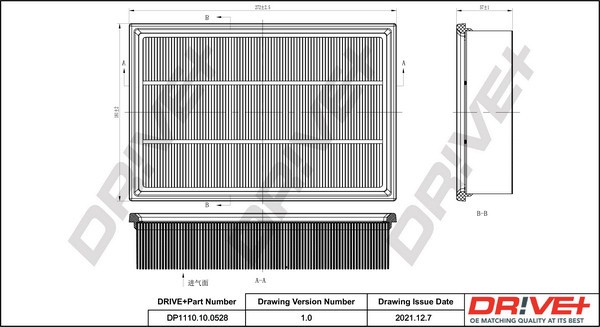 Dr!ve+ DP1110.10.0528 Filtru aer