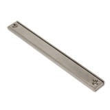 Magnet neodim bloc 120 x 13,5 x 5 mm, &icirc;n carcasă, cu 2 găuri D 3,3 și șanfren D 6,5