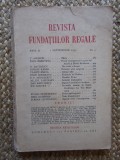 Revista Fundatiilor Regale - Anul II 1 SEPTEMBRIE 1935 Nr. 9