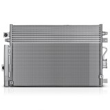 Condensator climatizare AC Jeep Cherokee, motor: 2.0 T, 2.4, 3.2 V6, radiator temperatura joasa; Condensator cu uscator integrat, 674 x433x20, miez