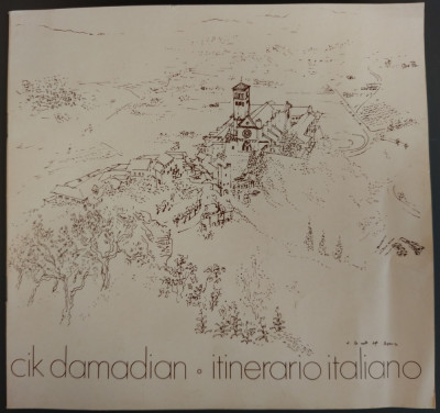 CATALOG EXPOZITIE: CIK DAMADIAN - ITINERARIO ITALIANO (mai 1980) [LB ITA/LB RO] foto