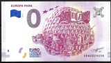 !!! 0 EURO SOUVENIR - GERMANIA , EUROPA PARK , CAN-CAN COASTER - 2018.3 - UNC