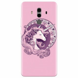 Husa silicon pentru Huawei Mate 10, Purple Unicorn