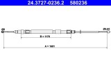ATE 24.3727-0236.2 Cablu, frana de parcare