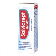Salviasept spray pentru gat, 20 ml, Zdrovit foto