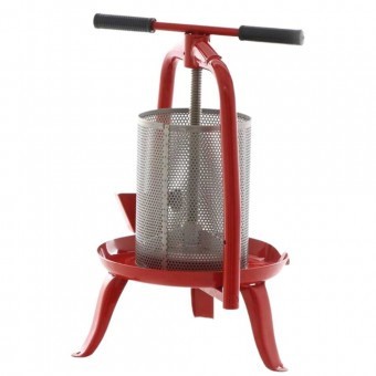 Presa manuala pentru fructe si legume Agrieuro V20, capacitate 9 l, cuva perforata Inox foto