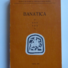 Banat- Caras Banatica nr. 8, Anuar arheologie-istorie, Muzeu Resita, 1985