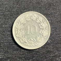 Moneda 10 rappen 1989 Elvetia