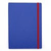 Agenda notes A5 Velvet cu elastic albastru royal