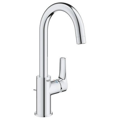 Baterie lavoar monocomanda, inalta L, cu ventil pop-up, crom, Grohe Eurosmart New foto