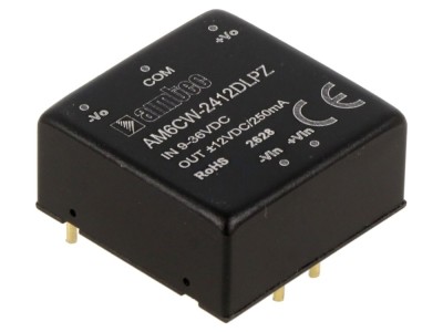 Convertor DC/DC 6W, 9&amp;ndash;36VDC, 12VDC foto