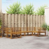 vidaXL Set de canapele de exterior 6 pcs natural Lemn Solid de Acacia 3368062