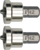 Set 2 biti rigips VOREL PH2x25 mm, cu limitator adancime, magnetici, constructii/amenajari, calitate superioara
