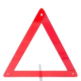 Triunghi Semnalizare Auto, Roșu, Dimensiuni 41x41 cm, Material Plastic-Metal