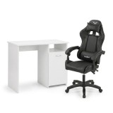 Set de birou Family One cu scaun rotativ pentru gameri Raven