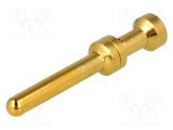 Pin tată HARTING aliaj cupru aurit 1mm&sup2; 16A 500V crimpat