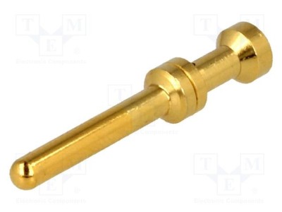 Pin tată HARTING aliaj cupru aurit 1mm&amp;sup2; 16A 500V crimpat foto