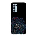 Husa compatibila cu Oppo A73 model Mushroom cloud, Silicon, TPU, Viceversa, Transparent, Carcasa