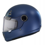 Casca integrala pentru scuter - motocicleta MT Jarama A7 albastru mat &ndash; model Retro &ndash; Cafe Racer XXL (63/64cm)