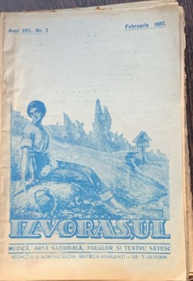 Izvorasul - revista de muzica, arta nationala, folklor si teatru satesc - nr. 2, februarie 1937 foto