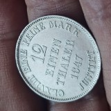 Germania , Hanovra 1/12 taler 1847 B argint , stare f buna