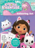 Set de colorat si abtibilduri repozitionabile Gabby s Dollhouse, Alligator