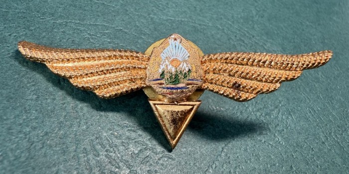 Insigna Navigator Aerian fara clasa aviatie militara 1966 1977 RSR