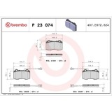 Placute frana Alfa Romeo 147 (937) 10.00-12.10, 156 (932) 09.97-10.05, 156 Sportwagon (932) 02.97-05.06, Gtv (916) 09.94-10.05, Spider (916) 09.94-04, BREMBO